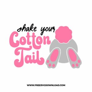 Shake your cotton tail SVG