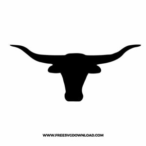 Texas Longhorn Free SVG File