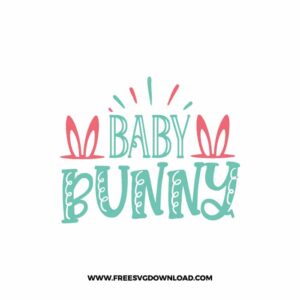 Baby Bunny Free SVG File