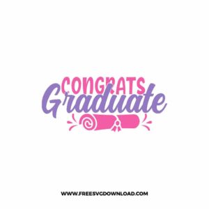 Congrats Graduate 2 SVG & PNG, Free Download, SVG for Cricut Design Silhouette, teacher svg, school svg, kindergarten svg, graduation svg