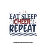 Eat Sleep Cheer Repeat SVG & PNG, SVG Free Download,  SVG for Cricut Design, svg files for cricut, mom life svg, mother svg, football mom svg