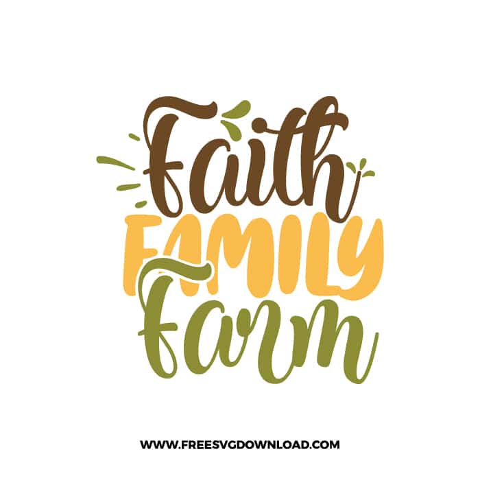 Faith Family Farm SVG & PNG Free Download, svg files for cricut, pot holder svg, farmhouse svg, pantry svg, cooking svg, kitchen svg