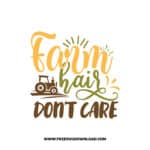 Farm Hair Don't Care SVG & PNG Free Download, svg files for cricut, pot holder svg, farmhouse svg, pantry svg, cooking svg, kitchen svg