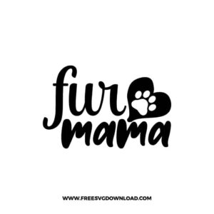 Fur Mama Free SVG File