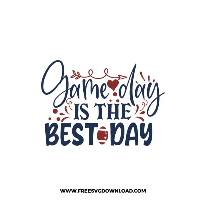 Game Day Is The Best Day SVG & PNG, SVG Free Download, SVG for Cricut Design, svg files for cricut, sports svg, football svg, game day svg