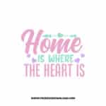 Home Is Where The Heart Is 2 free SVG & PNG, SVG Free Download, svg files for cricut, home svg, home sweet home free svg, home decor svg