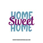 Home Sweet Home 3 free SVG & PNG, SVG Free Download, svg files for cricut, home svg, home sweet home free svg, home decor svg