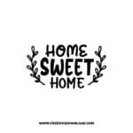 Home Sweet Home 3 free SVG & PNG, SVG Free Download, svg files for cricut, home svg, home sweet home free svg, home decor svg, welcome svg