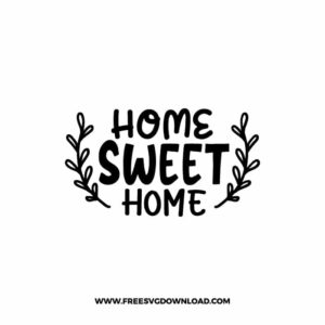 Home Sweet Home 3 free SVG & PNG, SVG Free Download, svg files for cricut, home svg, home sweet home free svg, home decor svg, welcome svg