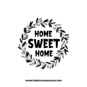 Home Sweet Home 4 free SVG & PNG, SVG Free Download, svg files for cricut, home svg, home sweet home free svg, home decor svg, welcome svg