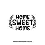 Home Sweet Home 5 free SVG & PNG, SVG Free Download, svg files for cricut, home svg, home sweet home free svg, home decor svg, welcome svg
