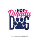 Hot Diggity Dog SVG for cricut, fathers day svg, daddy svg, best dad svg, funny dad svg, grandpa svg, new dad svg, step dad svg