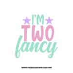 I'm Two Fancy SVG & PNG free downloads. You can use cut files with Silhouette Studio, Cricut for your DIY projects.