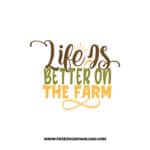 Life Is Better On The Farm SVG & PNG Free Download, svg files for cricut, pot holder svg, farmhouse svg, pantry svg, cooking svg, kitchen svg