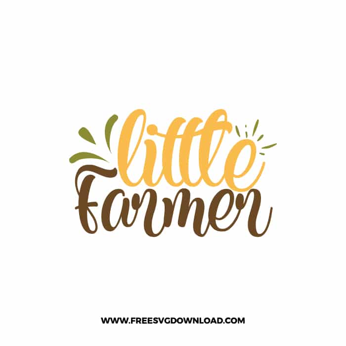 Little Farmer SVG & PNG Free Download, svg files for cricut, pot holder svg, farmhouse svg, pantry svg, cooking svg, kitchen svg, baby svg