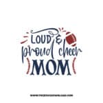 Loud & Proud Cheer Mom SVG & PNG, SVG Free Download,  SVG for Cricut Design, svg files for cricut, mom life svg, football mom svg