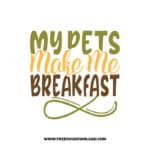 My Pets Make Me Breakfast SVG & PNG Free Download, svg files for cricut, pot holder svg, farmhouse svg, pantry svg, cooking svg, kitchen svg
