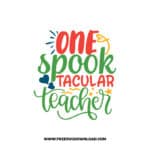 One Spook Tacular Teacher free SVG & PNG, SVG Free Download,  SVG for Cricut Design Silhouette, teacher svg, school svg, Halloween svg