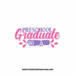 Preschool Graduate 2 SVG & PNG, Free Download, SVG for Cricut Design Silhouette, teacher svg, school svg, kindergarten svg, graduation svg