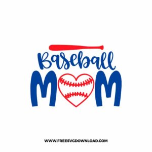 Baseball Mama Cricut Free SVG File