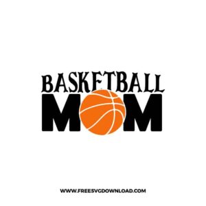 Basketball Mom free SVG & PNG, SVG Free Download, svg files for cricut, basketball svg, sports svg, basketball mom svg, basketball team svg