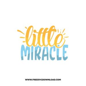 Little Miracle SVG & PNG free downloads. Cricut for your DIY projects, baby svg, onesies svg, nursery svg, mother svg, father svg
