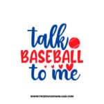 Talk Baseball To Me free SVG & PNG, SVG Free Download, svg files for cricut, baseball svg, sports svg, baseball mom svg, baseball team svg