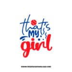 That's My Girl free SVG & PNG, SVG Free Download, svg files for cricut, baseball svg, sports svg, baseball mom svg, baseball team svg