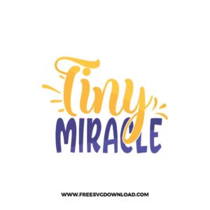 Tiny Miracle Free SVG File