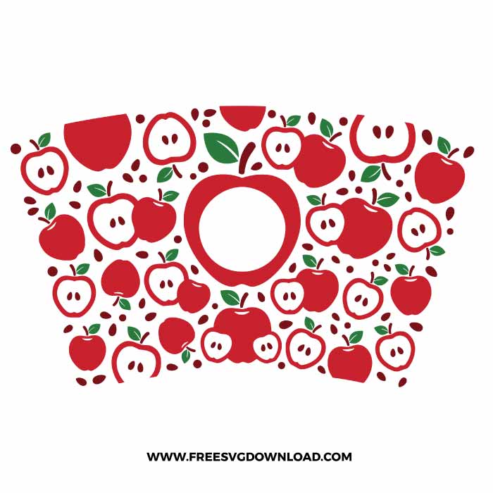 Apple Starbucks SVG & PNG, SVG Free Download, SVG files for cricut, starbucks wrap svg, starbucks free svg, teacher svg, school svg, funny teacher svg, apple svg, teacher life svg, back to school svg