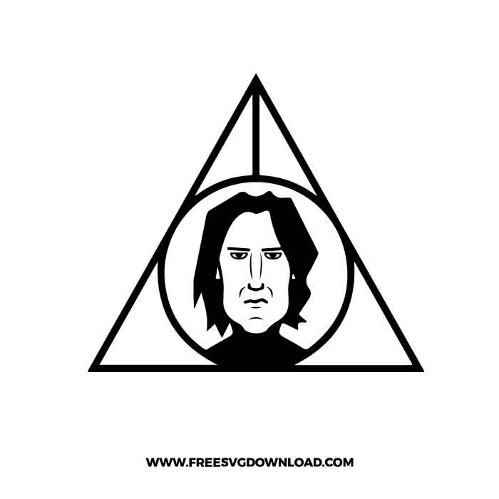 Deathly Hallows Snape SVG & PNG Free Cut Files, harry potter svg, gryffindor svg, wizard svg, magic svg, hogwarts svg, dobby svg