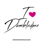 I love Dumbledore SVG & PNG Free Cut Files, harry potter svg, gryffindor svg, wizard svg, magic svg, hogwarts svg, dobby svg
