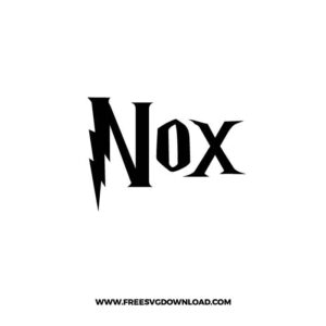 Nox SVG & PNG Free Cut Files, harry potter svg, gryffindor svg, wizard svg, magic svg, hogwarts svg, dobby svg