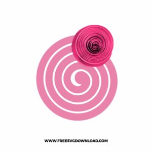 Rolled Flower SVG Cut File 9