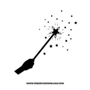 Wand Magic SVG & PNG Free Cut Files, harry potter svg, gryffindor svg, wizard svg, magic svg, hogwarts svg, dobby svg