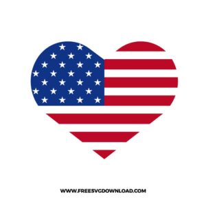 4th of July Heart SVG & PNG, SVG Free Download, SVG files for Cricut fourth of july svg, independence day svg, america svg, patriotic day svg, usa svg, american flag svg, god bless america svg, fireworks svg