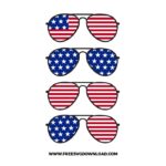 4th of July Sunglasses SVG & PNG, SVG Free Download, SVG files for Cricut fourth of july svg, independence day svg, america svg, patriotic day svg, usa svg, american flag svg, god bless america svg, fireworks svg