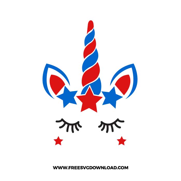 4th of July Unicorn SVG & PNG, SVG Free Download, SVG files for Cricut fourth of july svg, independence day svg, america svg, patriotic day svg, usa svg, american flag svg, god bless america svg, fireworks svg