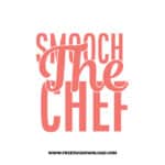 Smooch The Chef Free SVG & PNG cut files SVG & PNG, kitchen svg, pot holder svg, chef svg, baking svg, cooking svg