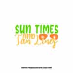 Sun Times & Tan Lines 3 SVG free cut files, free svg files for cricut, flip flops svg, summer svg, beach svg, ocean svg, sun svg