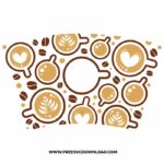 Coffee Starbucks Wrap SVG & PNG, SVG Free Download, SVG files for cricut, starbucks wrap svg, starbucks free svg, coffee svg, mom life svg, latte svg