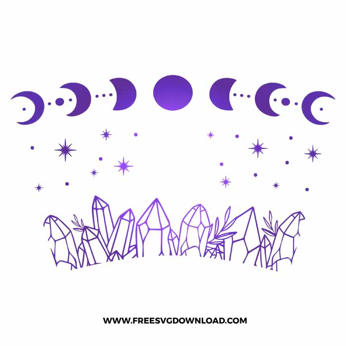 Esoteric Starbucks Wrap SVG & PNG, SVG Free Download, SVG files for cricut, starbucks wrap svg, starbucks free svg, witchcraft svg, celestial svg, star svg, witchy svg, gems svg, diamond svg, moon svg, moon phase svg