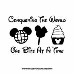 Conquering bite SVG & PNG, SVG Free Download, SVG for Silhouette, svg files for cricut, separated svg, disney svg, mickey mouse free svg, minnie mouse free svg