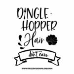 Dingle hopper hair SVG & PNG, SVG Free Download, SVG for Silhouette, svg files for cricut, separated svg, disney svg, little mermaid free svg, ariel svg, disney princess svg