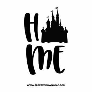 Home Disney Castle Free SVG File