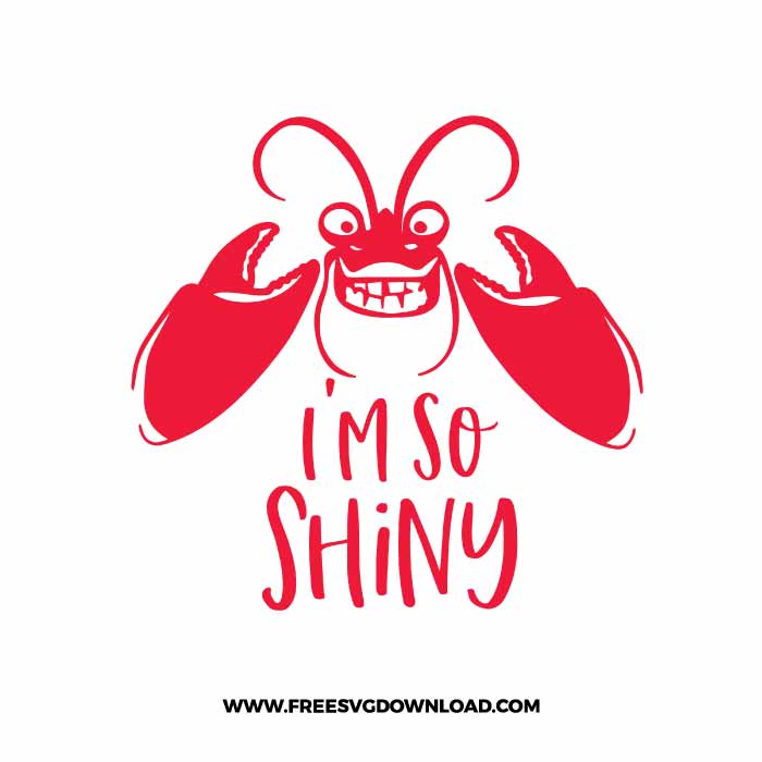 Im so shiny SVG & PNG, SVG Free Download, SVG for Silhouette, svg files for cricut, separated svg, disney svg, hei hei free svg, moana free svg