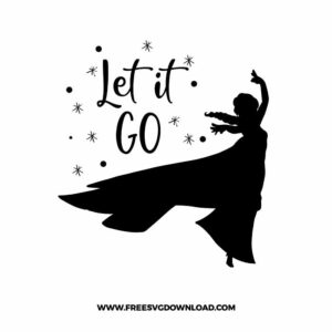 Let it go SVG & PNG, SVG Free Download, SVG for Cricut Design Silhouette, svg files for cricut, svg files for cricut, separated svg, trending svg, disney svg, elsa svg, disney princess svg, let it go svg, anna svg, frozen birthday svg, elsa frozen svg, snowflake svg, disney chirstmas svg,