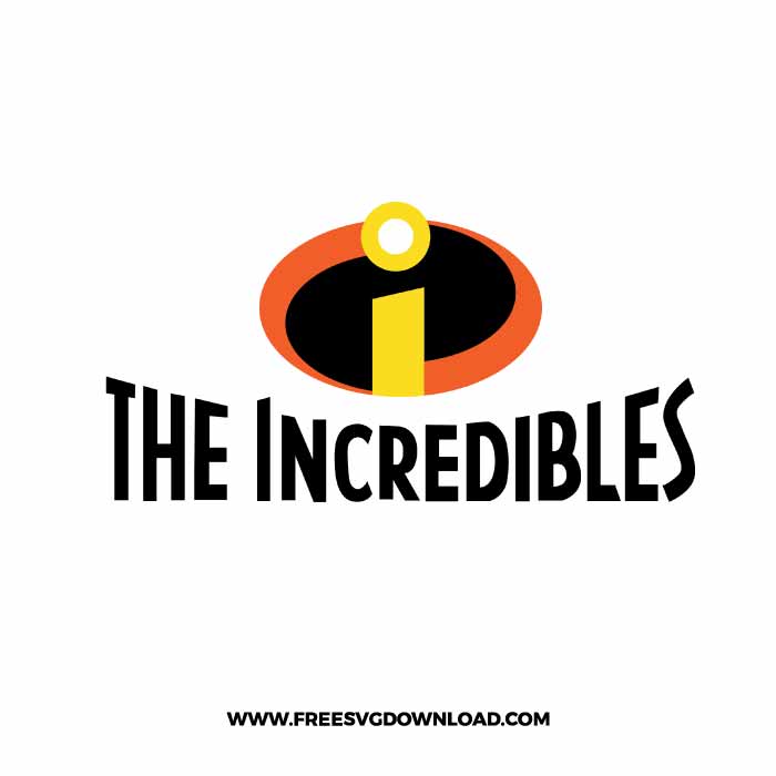 The incredibles logo SVG & PNG, SVG Free Download, svg files for cricut, svg files for Silhouette, separated svg, trending svg, disney svg, superdad svg, elastigirl svg, jack jack svg