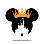 Minnie Yellow Crown SVG & PNG, SVG Free Download, SVG for Silhouette, svg files for cricut, separated svg, disney svg, mickey mouse free svg, minnie mouse free svg, castle svg, disney princess svg