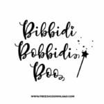 Bibbidi Bobbidi Boo SVG & PNG, SVG Free Download, SVG for Silhouette, svg files for cricut, separated svg, disney svg, disney princess svg, cinderella free svg